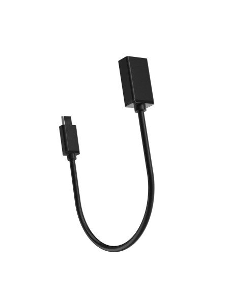 
USB-C (kištukas) - USB-A (lizdas) OTG adapteris - juodas
