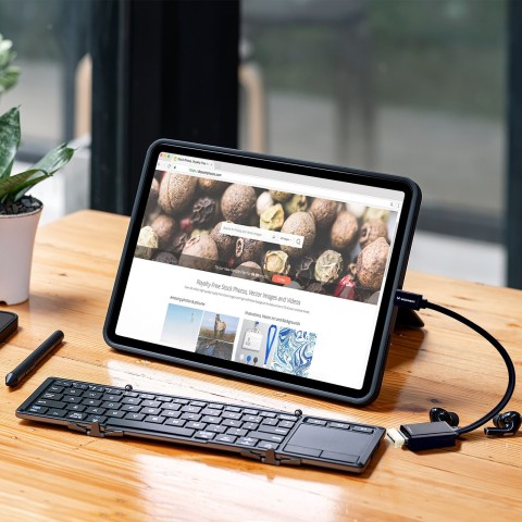 
USB-C (kištukas) - USB-A (lizdas) OTG adapteris - juodas

