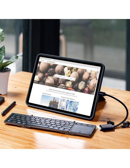 
USB-C (kištukas) - USB-A (lizdas) OTG adapteris - juodas
