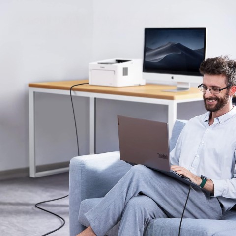 
Spausdintuvo ir skenerio laidas USB-B - USB-C 1m - juodas
