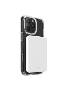 
Magnetinė išorinė baterija 5000mAh „MagSafe USB-C Qi2 PD 20W“ – balta
