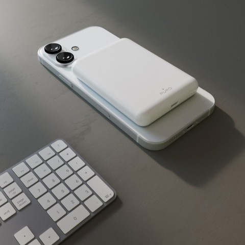 
Magnetinė išorinė baterija 5000mAh „MagSafe USB-C PD 20W“ – balta
