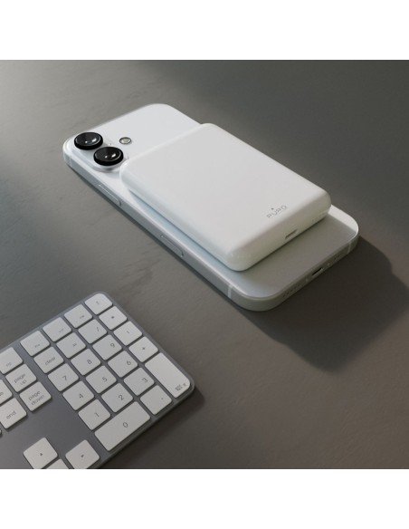 
Magnetinė išorinė baterija 5000mAh „MagSafe USB-C PD 20W“ – balta
