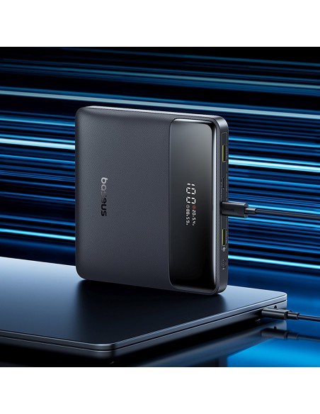 
„Blade H1“ 20000mAh USB-A USB-C 100W ekrano įkroviklis – juodas
