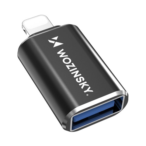 
„iPhone Lightning“ į USB-A OTG adapteris – juodas
