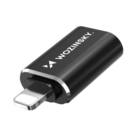 
„iPhone Lightning“ į USB-A OTG adapteris – juodas
