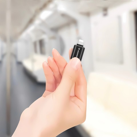 
„iPhone Lightning“ į USB-A OTG adapteris – juodas
