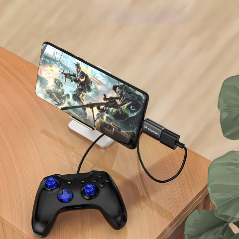 
„iPhone Lightning“ į USB-A OTG adapteris – juodas
