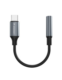 
USB-C į 3,5 mm mini lizdą jungiantis adapteris – juodas
