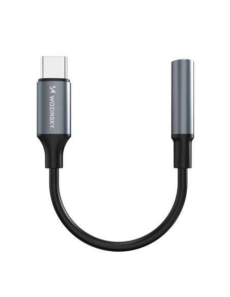 
USB-C į 3,5 mm mini lizdą jungiantis adapteris – juodas
