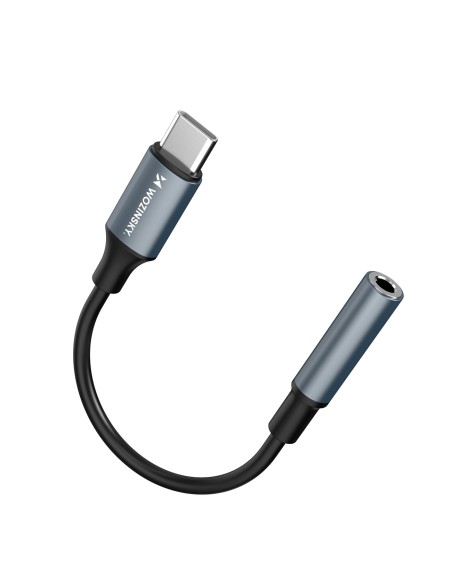 
USB-C į 3,5 mm mini lizdą jungiantis adapteris – juodas
