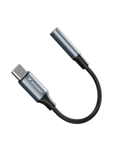 
USB-C į 3,5 mm mini lizdą jungiantis adapteris – juodas
