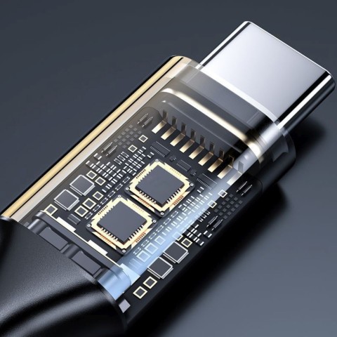 
USB-C į 3,5 mm mini lizdą jungiantis adapteris – juodas
