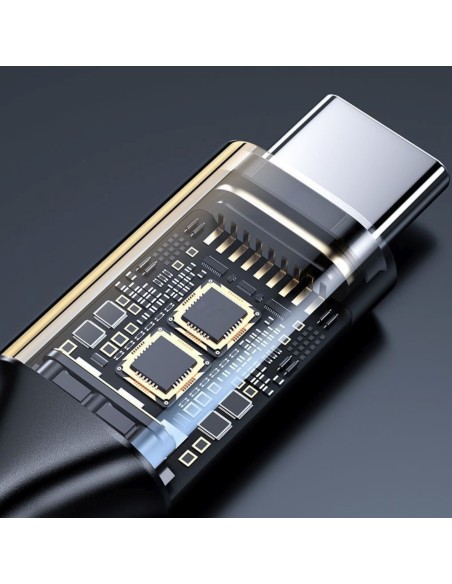 
USB-C į 3,5 mm mini lizdą jungiantis adapteris – juodas
