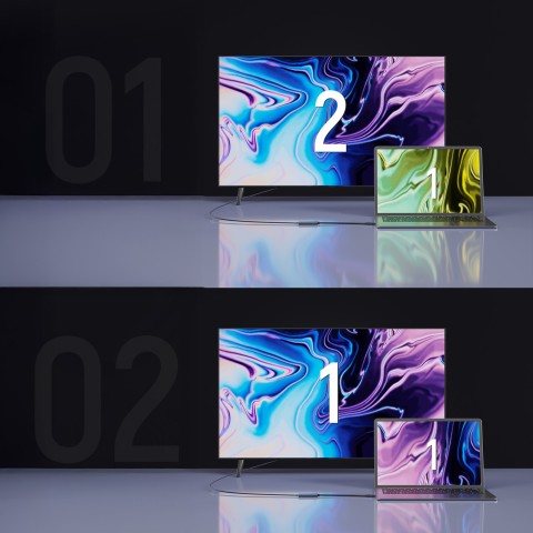 
USB-C į HDMI 4K 60Hz adapteris – juodas
