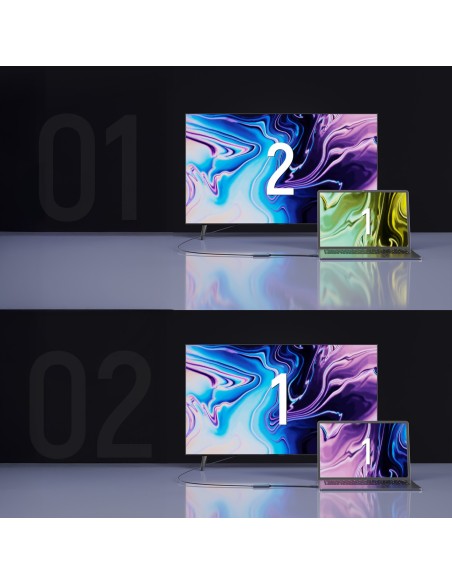 
USB-C į HDMI 4K 60Hz adapteris – juodas
