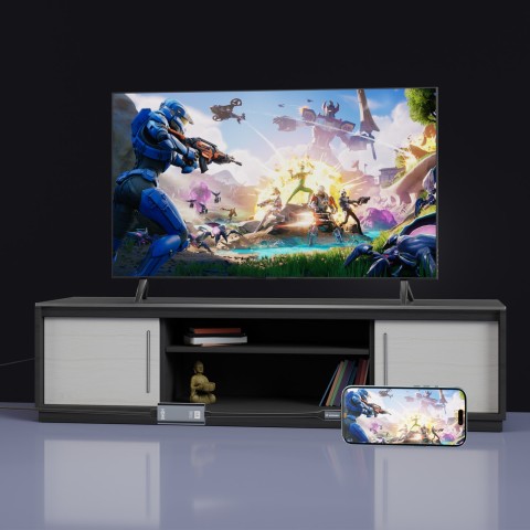 
USB-C į HDMI 4K 60Hz adapteris – juodas
