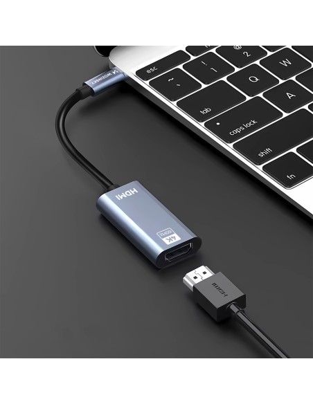 
USB-C į HDMI 4K 60Hz adapteris – juodas
