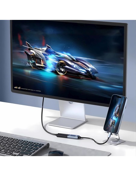 
USB-C į HDMI 4K 60Hz adapteris – juodas
