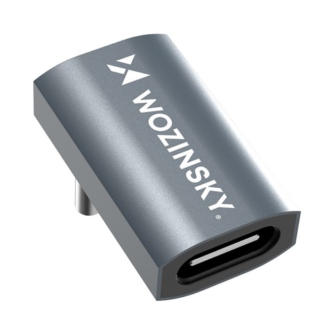 
USB-C 40Gb/ s 240W 8K OTG kampinis adapteris – pilkas
