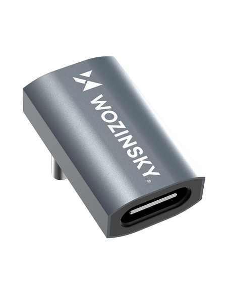 
USB-C 40Gb/ s 240W 8K OTG kampinis adapteris – pilkas
