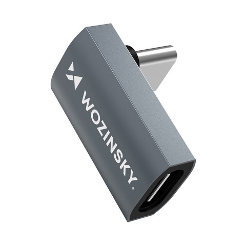 
USB-C 40Gb/ s 240W 8K OTG kampinis adapteris – pilkas
