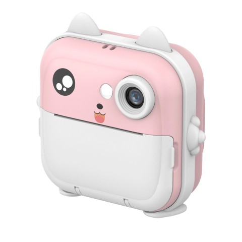 
WDT-01 mini terminis spausdintuvas su kamera vaikams - rožinis
