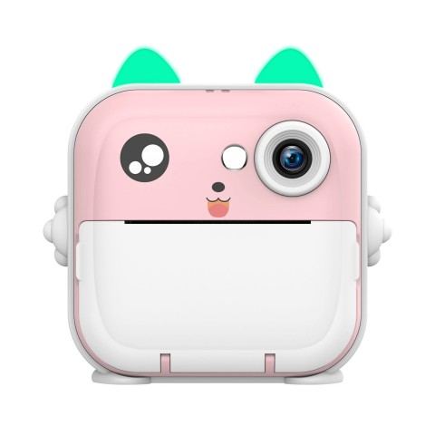 
WDT-01 mini terminis spausdintuvas su kamera vaikams - rožinis
