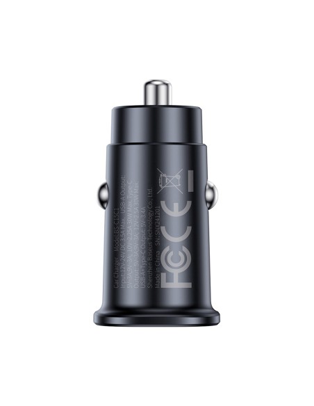 
Automobilinis įkroviklis 2 x USB-C 30W - juodas
