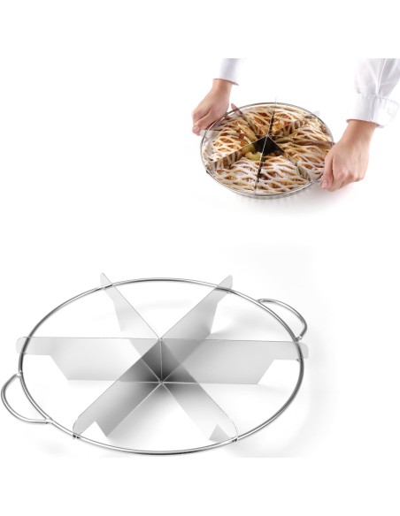 Žymeklis pyrago pjaustymui, sk. 270mm – 6 porcijos – HENDI 512548 Žymeklis pyrago pjaustymui, sk. 270mm – 6 porcijos – HENDI 512548