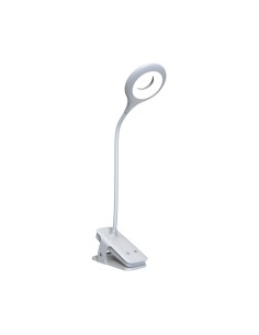 
Mini belaidė LED skaitymo lempa su segtuku ir USB-C laidu, 80 lm – balta
