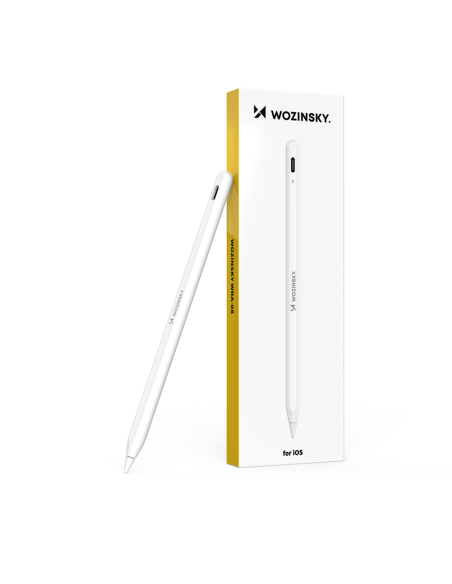 
WRA-08 rašiklis, skirtas „Apple iPad 2018–2025“ USB-C – baltas
