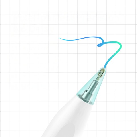
WRA-08 rašiklis, skirtas „Apple iPad 2018–2025“ USB-C – baltas

