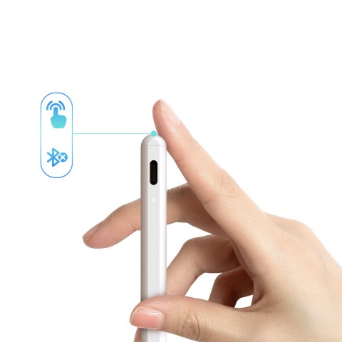 
WRA-08 rašiklis, skirtas „Apple iPad 2018–2025“ USB-C – baltas
