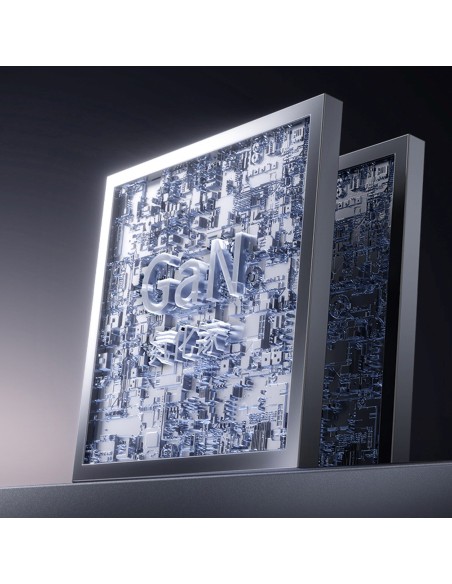 
A27 MaxC USB-C USB-A GaN 35W sieninis įkroviklis – juodas
