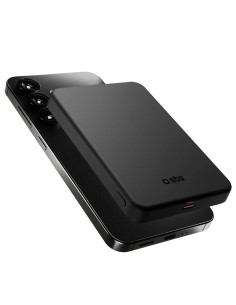 
„Mag Power Qi2 5000 mAh MagSafe USB-C PD 20W“ belaidis įkroviklis – juodas
