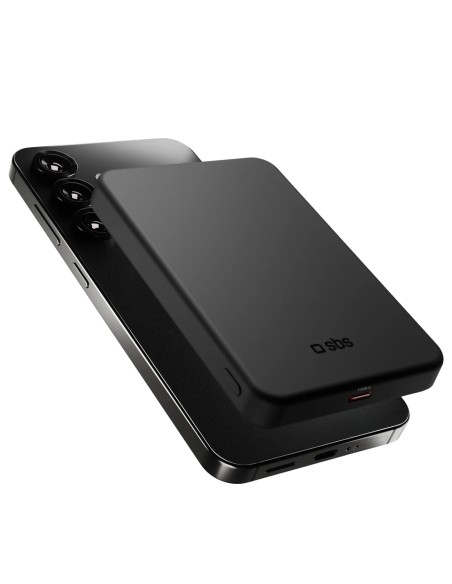 
„Mag Power Qi2 5000 mAh MagSafe USB-C PD 20W“ belaidis įkroviklis – juodas

