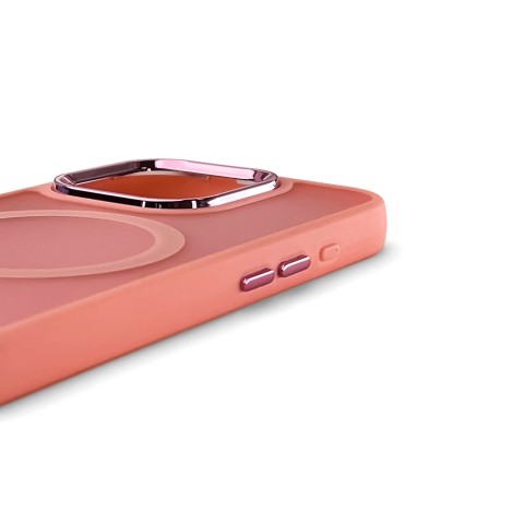 
„iPhone 17 Pro Max“ madingas dėklas, „MagSafe“ apsauginis dėklas – rožinis
