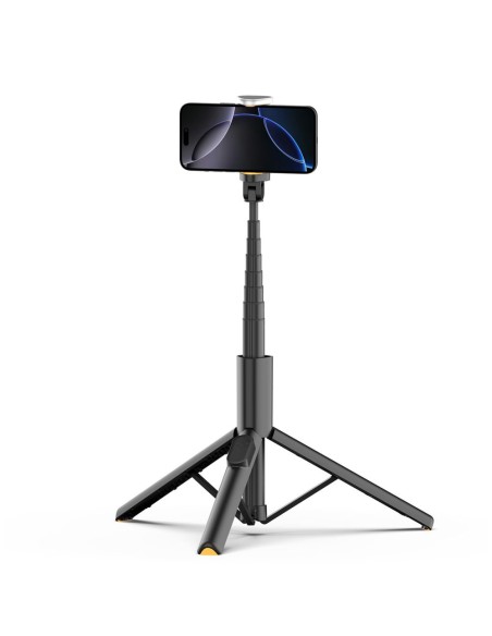 
Sulankstomas asmenukių lazdos trikojis su „Bluetooth“ nuotolinio valdymo pultu, 146 cm
