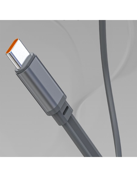 
K31 Pro 20000mAh išorinė baterija su ištraukiamu USB-C laidu, 45W – pilka
