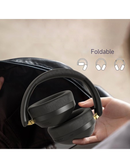 
„X22 Max Bluetooth ANC“ belaidės ant ausies dedamos ausinės – juodos
