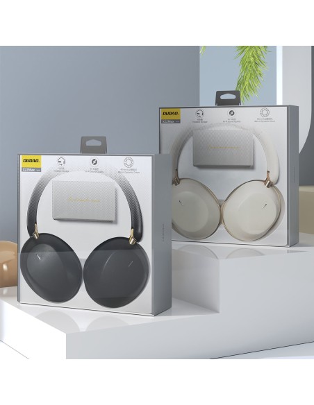 
„X22 Max Bluetooth ANC“ belaidės ant ausies dedamos ausinės – juodos
