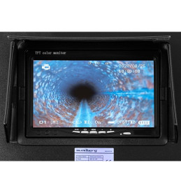 Endoskopinė tikrinimo kamera LCD TFT 7'' sk. vamzdžiai 40-80 mm, ilgis 50 m