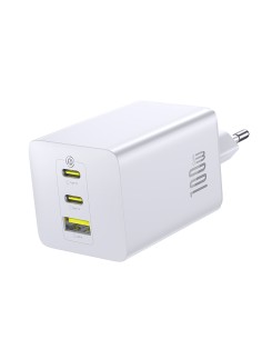 
„EnerFill FE11“ 2x USB-C USB-A 100 W sieninis įkroviklis – baltas

