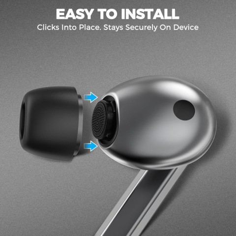 
Ausinės, skirtos „Samsung Galaxy Buds 3 Pro“, S / M / L dydžių, juodos - 3 vnt.
