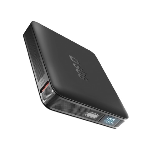 
Įkroviklis su LCD ekranu 5000mAh USB-C 10W - juodas
