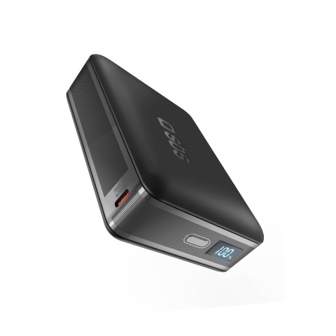 
Nešiojamoji baterija su LCD ekranu 10000mAh USB-C 30W - juoda
