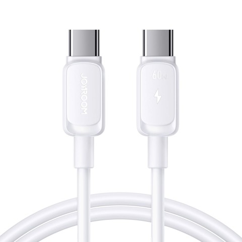 
USB-C 60W 1,2 m įkrovimo laidas – baltas
