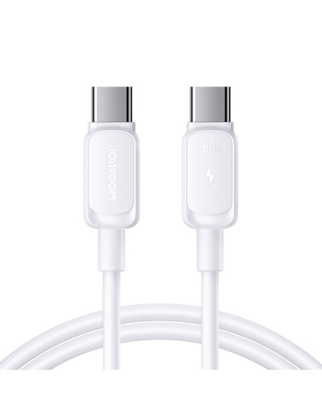 
USB-C 60W 1,2 m įkrovimo laidas – baltas
