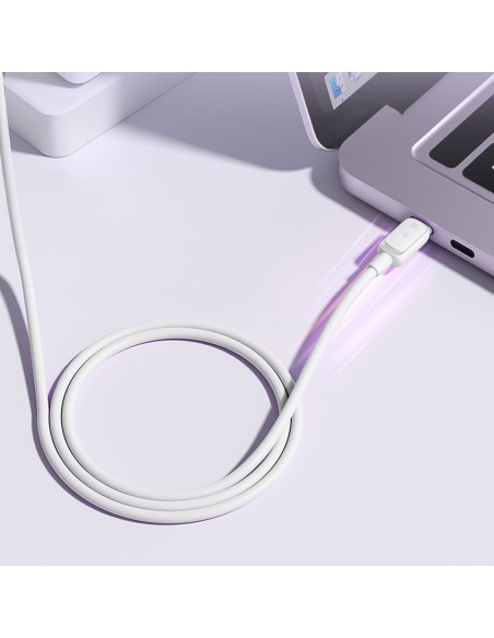 
USB-C 60W 1,2 m įkrovimo laidas – baltas

